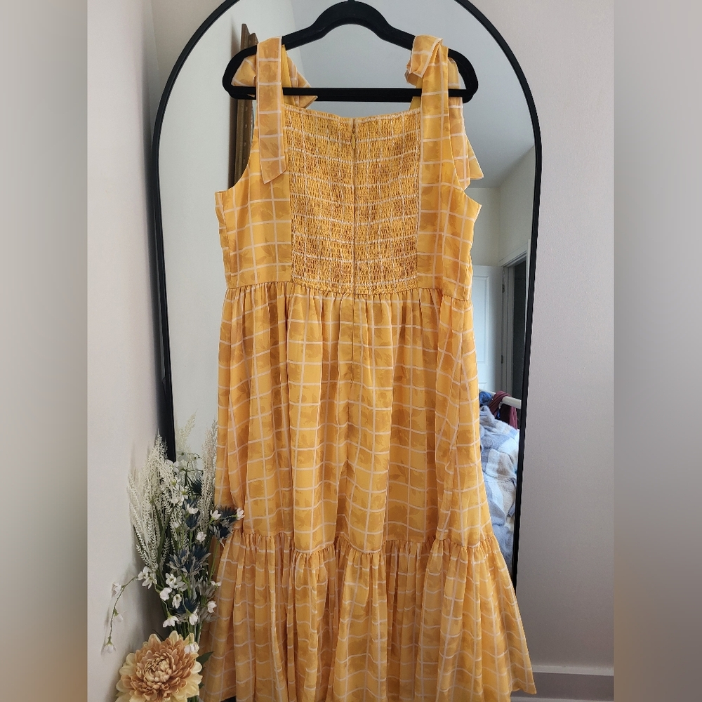 JessaKae Sunari Yellow Tiered Sundress - Picture 4 of 11